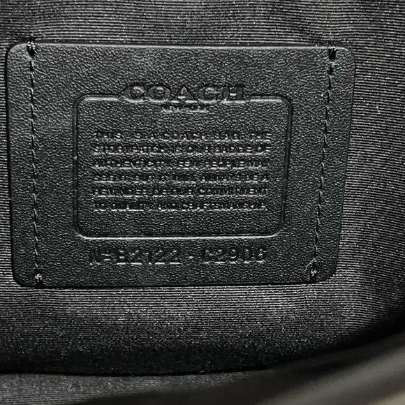 COACH Heritage Map Smooth Leather Crossbody C2906 GUC! - Picture 11 of 12